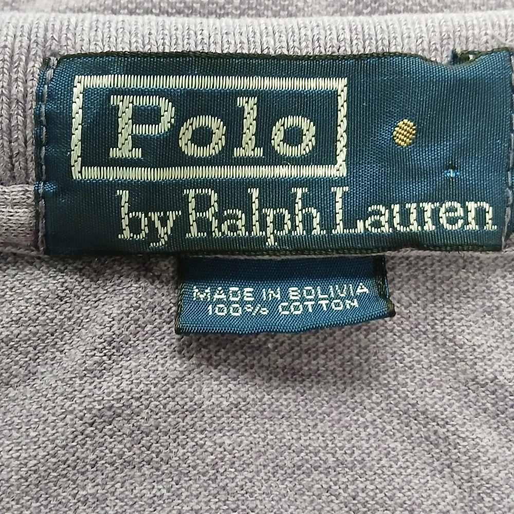 Vintage Polo Ralph Lauren Pique‎ Cotton Knit Short Sleeve Polo Shirt XXL Purple